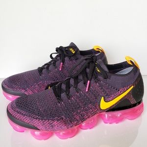 Nike Vapormax Flyknit Gridiron/LaserOrange/Pink